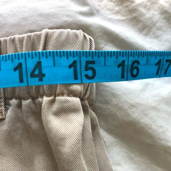 YFB KHAKIE WIDE-LEG PANTS,
SMALL. - Picture 6 of 10